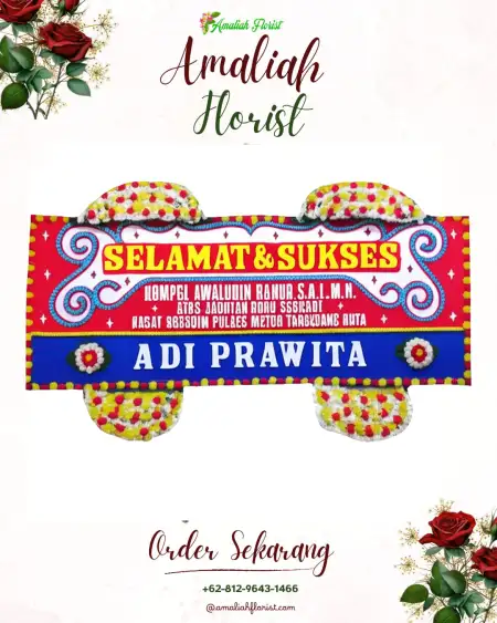 Papan Bunga Ucapan Selamat Sungai Siring